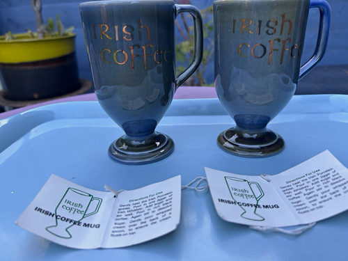 Wade irish coffee pattern blue - irish,