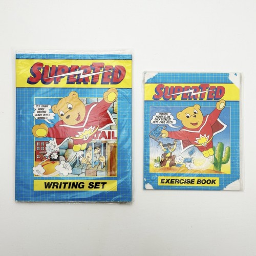Vintage super ted writing - ted, set