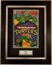 PETER LAIRD HAND SIGNED FRAMED