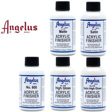 Angelus Finisher Matte Satin High Gloss Scratch Resistant Shoes Boots Sealer 4oz