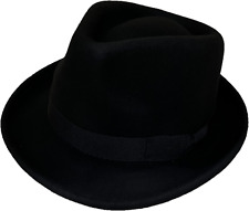 Mens Classic 100% Wool Black