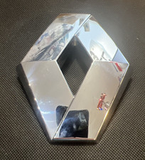 RENAULT - VINTAGE METAL CAR BADGE / EMBLEM (6200110420) - 120 X 97  MM