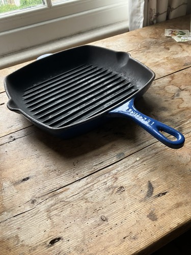Creuset blue enamel cast - creuset,
