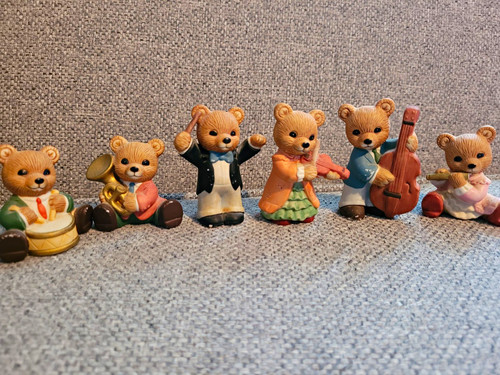 6pc small multicolour teddy - multicolour,