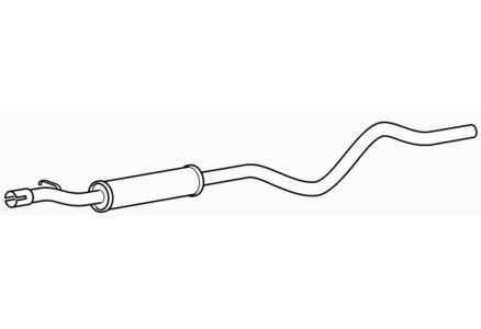 Centre exhaust middle - centre,