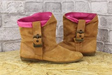 TAN NUBUCK LEATHER PULL ON