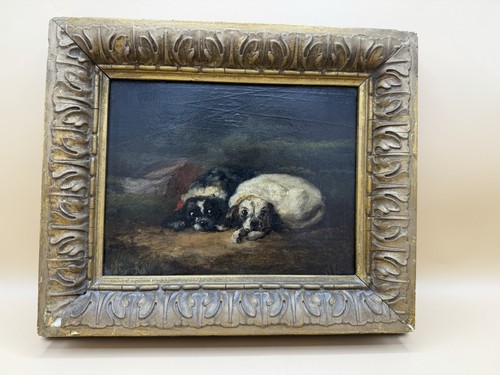 C19th oil painting cavalier - oil,