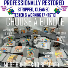 N64 Nintendo 64 Console 2 X