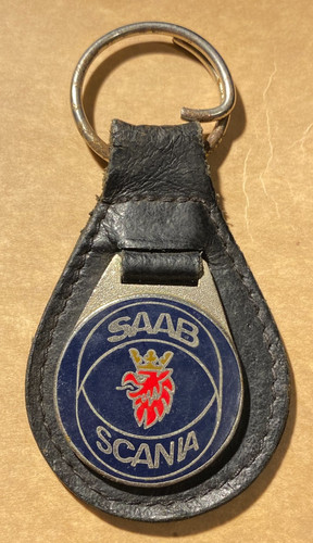 Saab scania enamel leather - saab, &