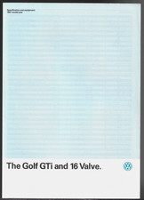 Volkswagen Golf GTi & GTi 16v