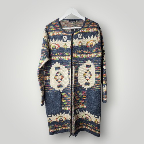 Kaleidoscope longline cardigan - longline,