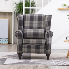 Tartan Tweed Sherlock Armchair