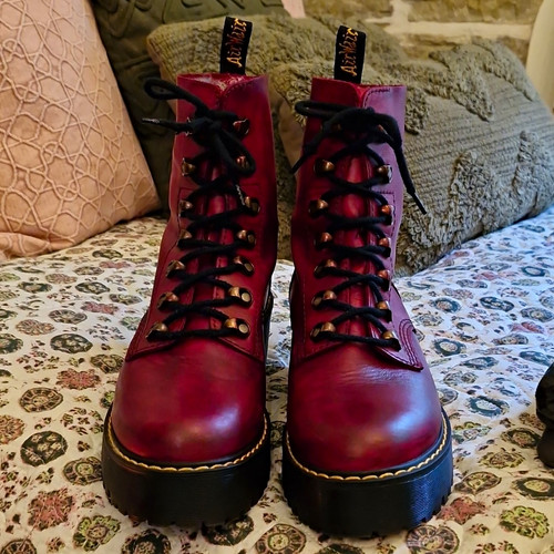 Martens leona red - martens,