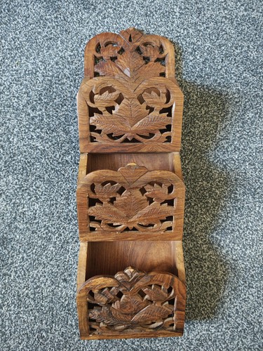 Hand carved wooden wall letter - hand,