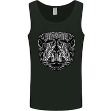 Turtle Mandala Art Tortoise Mens Vest Tank Top