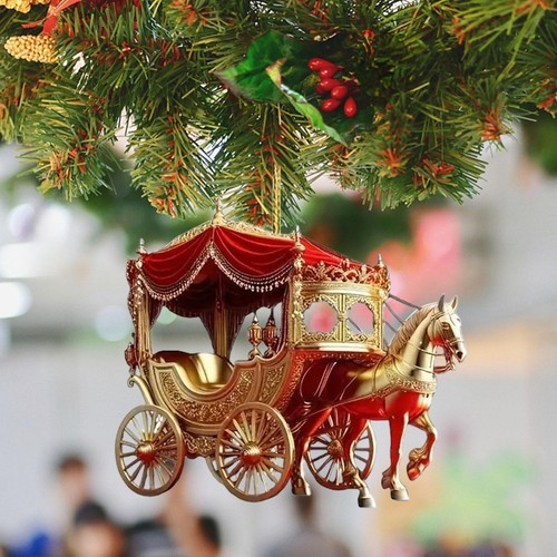 Carriage christmas hanging - carriage,