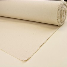 Natural 100% Cotton Calico Fabric 230GSM Unbleached Thick Heavy 150cm Wide Craft