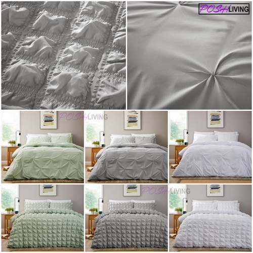 Pintuck duvet set quilt cover - pintuck,