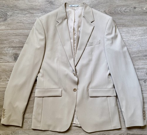 Slim zara mens beige piece - zara, 2-piece