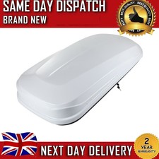 Gearzaar Car Roof Top Box White  90KG Capacity Top Luggage box Roof Storage Box