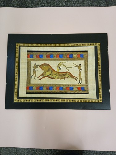 Painting very rare papyrus - painting,
