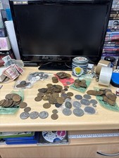 Joblot Of Vintage Coins! & Some Old Bank Notes! Bundle