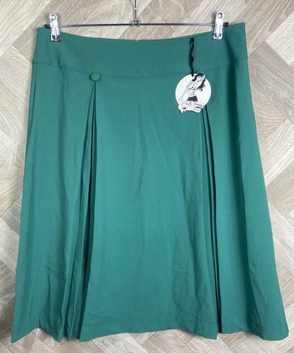 Hell bunny solid green pleated - bunny,