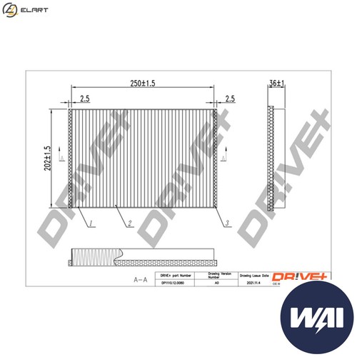 Filter cabin air - filter,