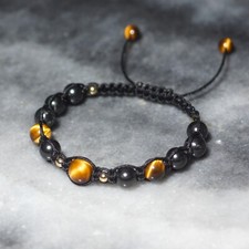 Shungite bracelet Tiger Eye