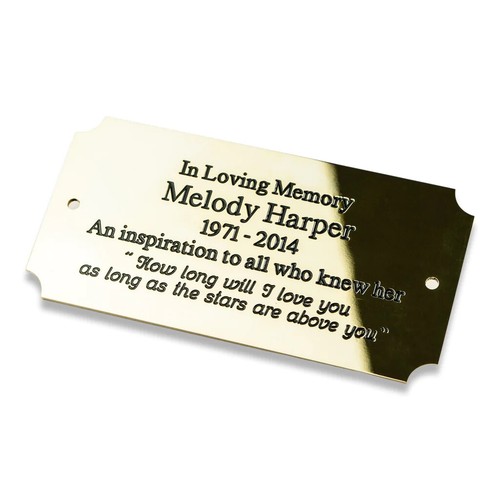 Solid brass plaques engraved - solid,