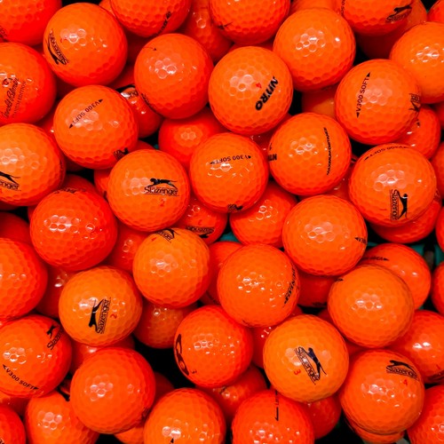 Orange golf balls - orange,