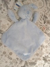 TESCO BLUE VELOUR DOUG DOG