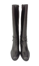 DUNE 'Town' London Women's Black  Leather Knee High Boots Size:41 (UK 8)