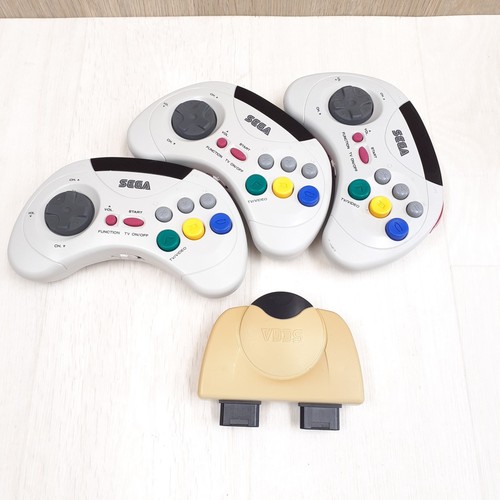 Sega saturn white wireless - sega,