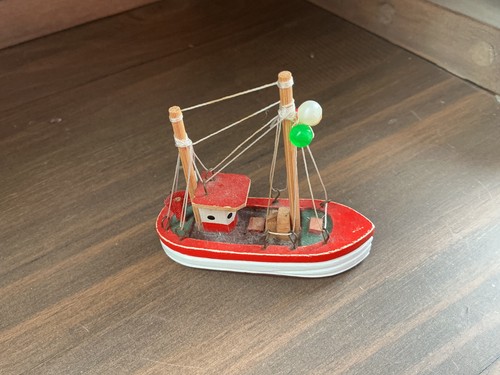 Vintage small fishing trawler