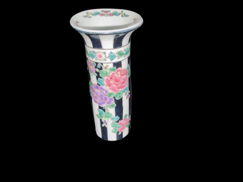 Chinese porcelain striped - chinese, vase