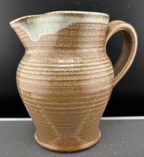 Studio Pottery Jug Small Brown