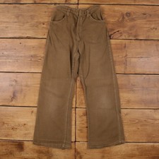 Vintage Cord Corduroy Pants Trousers 24x25 70s Cord Flares Wide Leg Womens