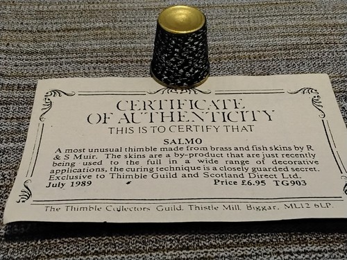 Collectable thimbles salmo - thimbles,