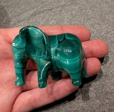 2.5" 140g Handcarved MALACHITE
