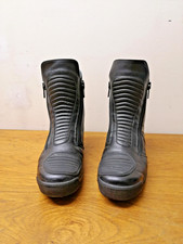 Daytona Twin Zip Biker Boots, Size 7, Black, very good condition