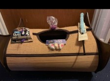 ROSEWOOD BAMBOO POD & BED CAT FURNITURE BY JOLLY MOGGY & TOYS