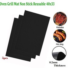 3X Oven Mat Liner Sheet Protector Mat Large Teflon Heavy Duty Non Stick Reusable