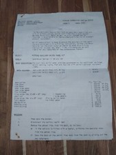 LAND ROVER 2A 3 Auxiliary switch panel PARTS LIST/FITTING INSTRUCTIONS 320839 54