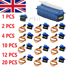 4/10/12/20x 9G SG90 Micro Servo Motor For RC Robot Helicopter Airplane Car Boat