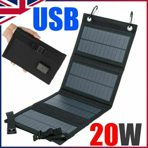 20w usb solar - solar, folding