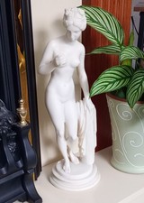 LARGE APHRODITE CARRYING APPLE GREEK FIGURE ORNAMENT