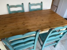 Farmhouse solid pine table and - solid,