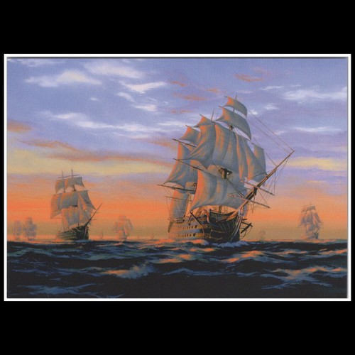 Trafalgar dawn naval fleet - dawn,