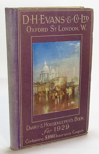 Diary and housekeeper book - diary,